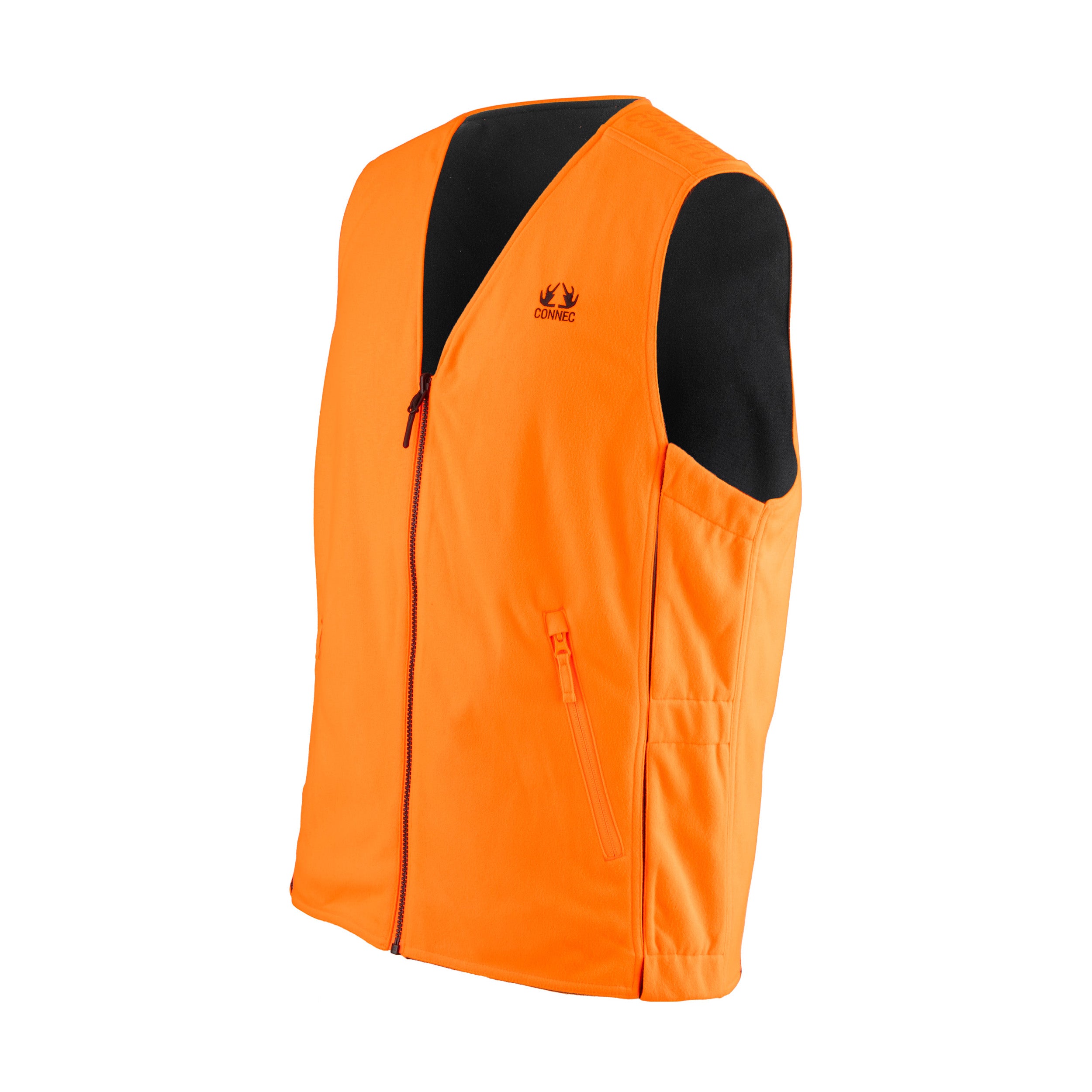 DOSSARD DE CHASSE ORANGE RÉVERSIBLE