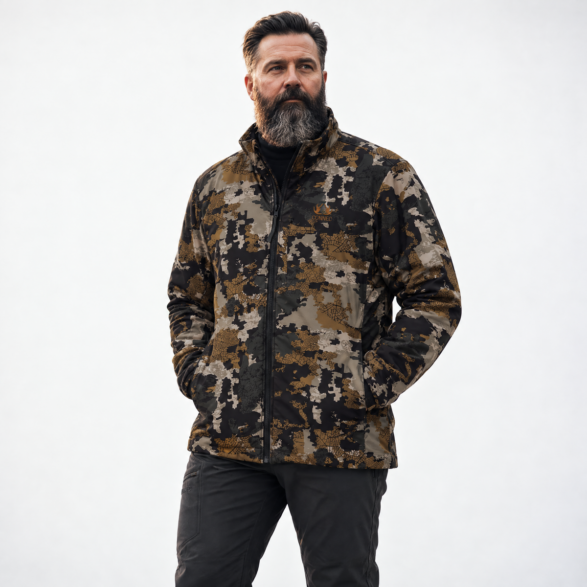 MANTEAU ACTIVE STRETCH CAMO ISOLÉ