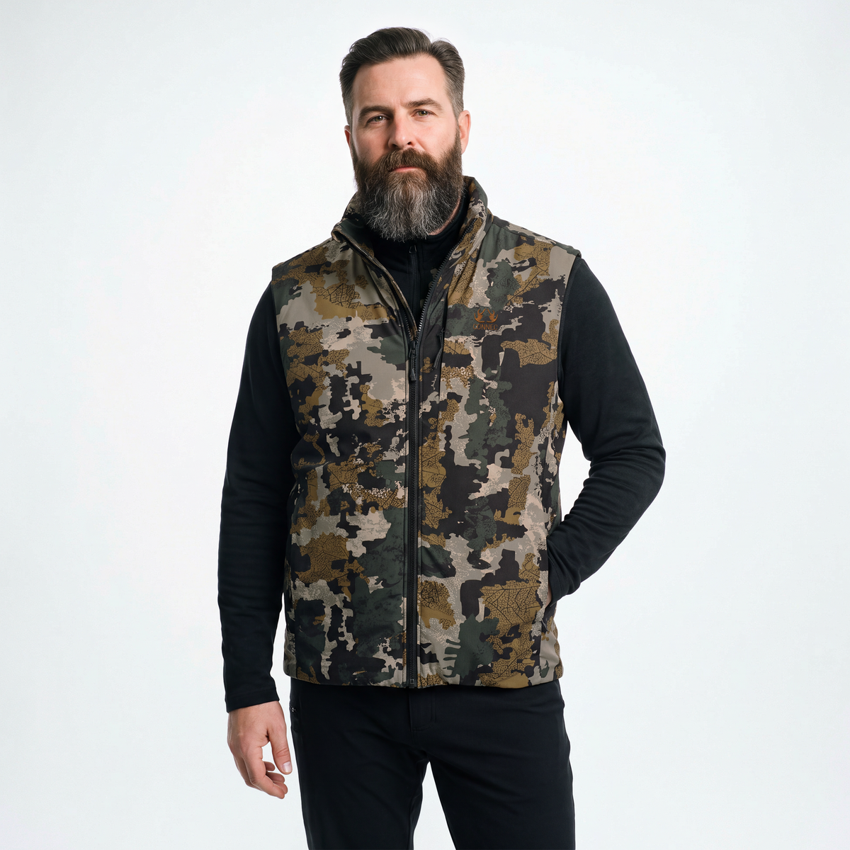 VESTE ACTIVE STRETCH CAMO ISOLÉ