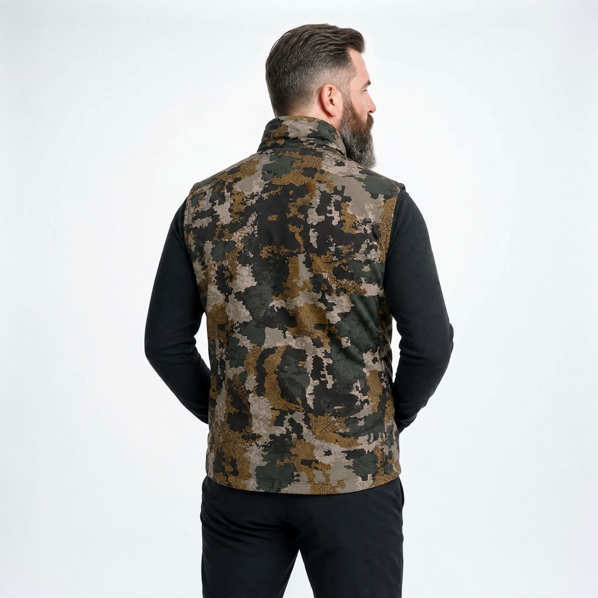 VESTE ACTIVE STRETCH CAMO ISOLÉ