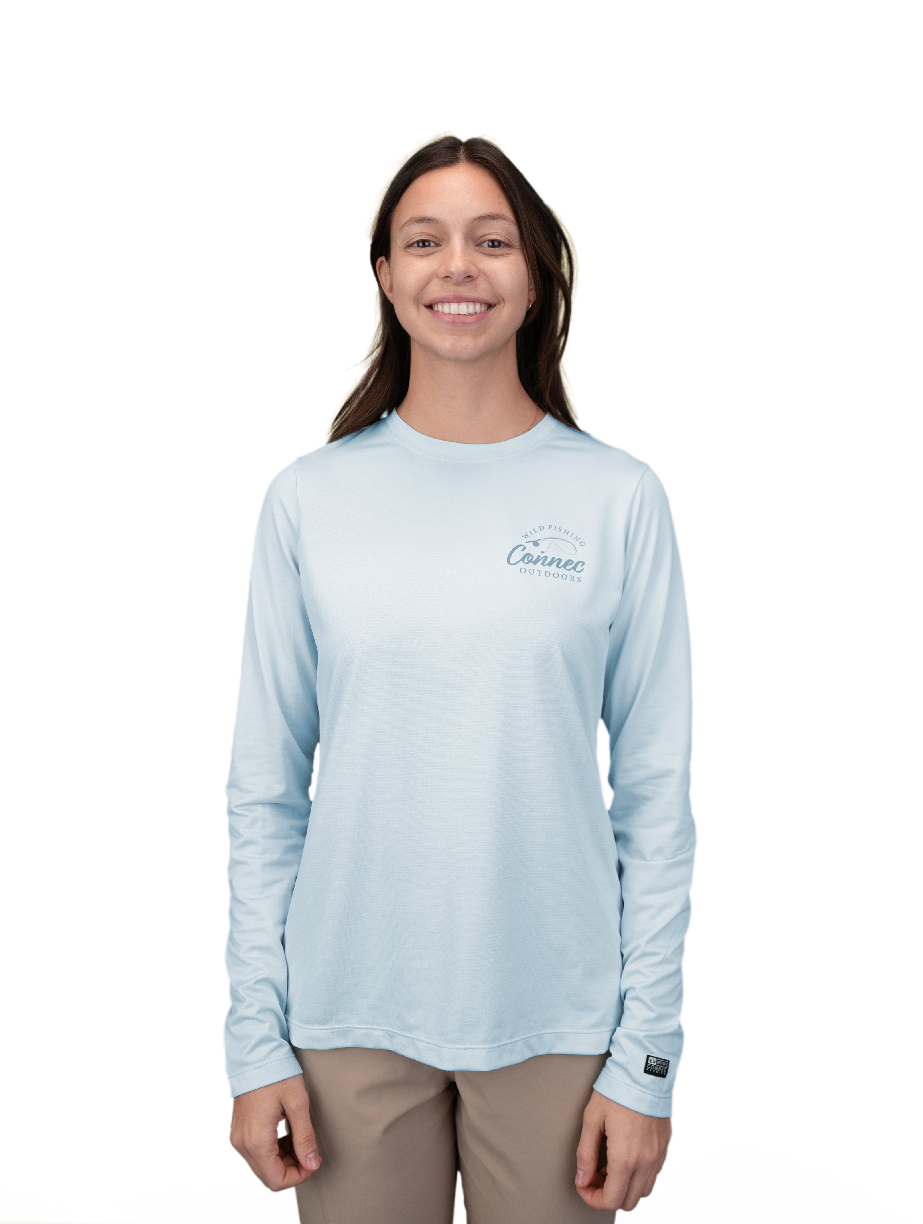 T-shirt à manches longues Equinoxe pour femme à col rond