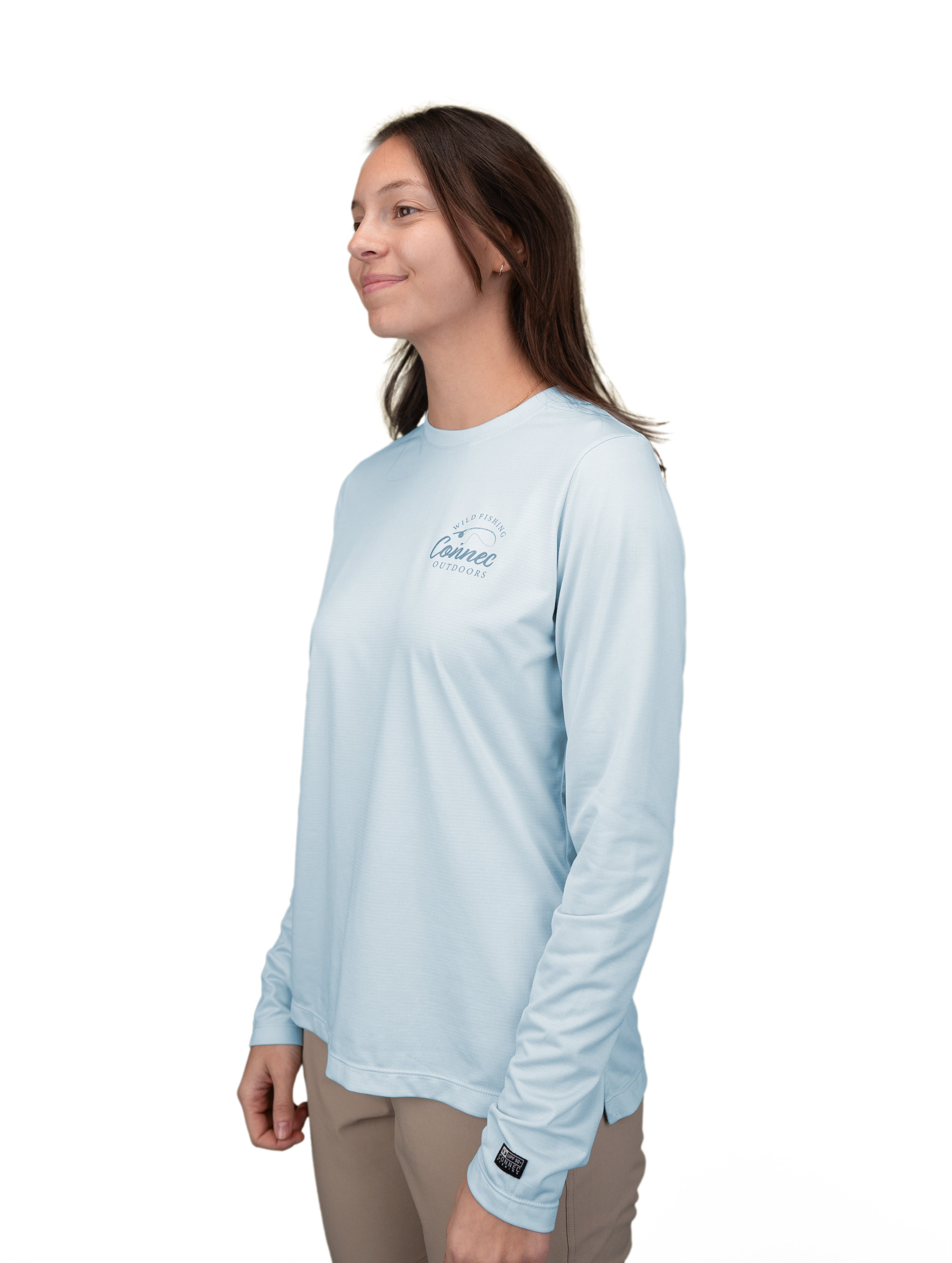 T-shirt à manches longues Equinoxe pour femme à col rond