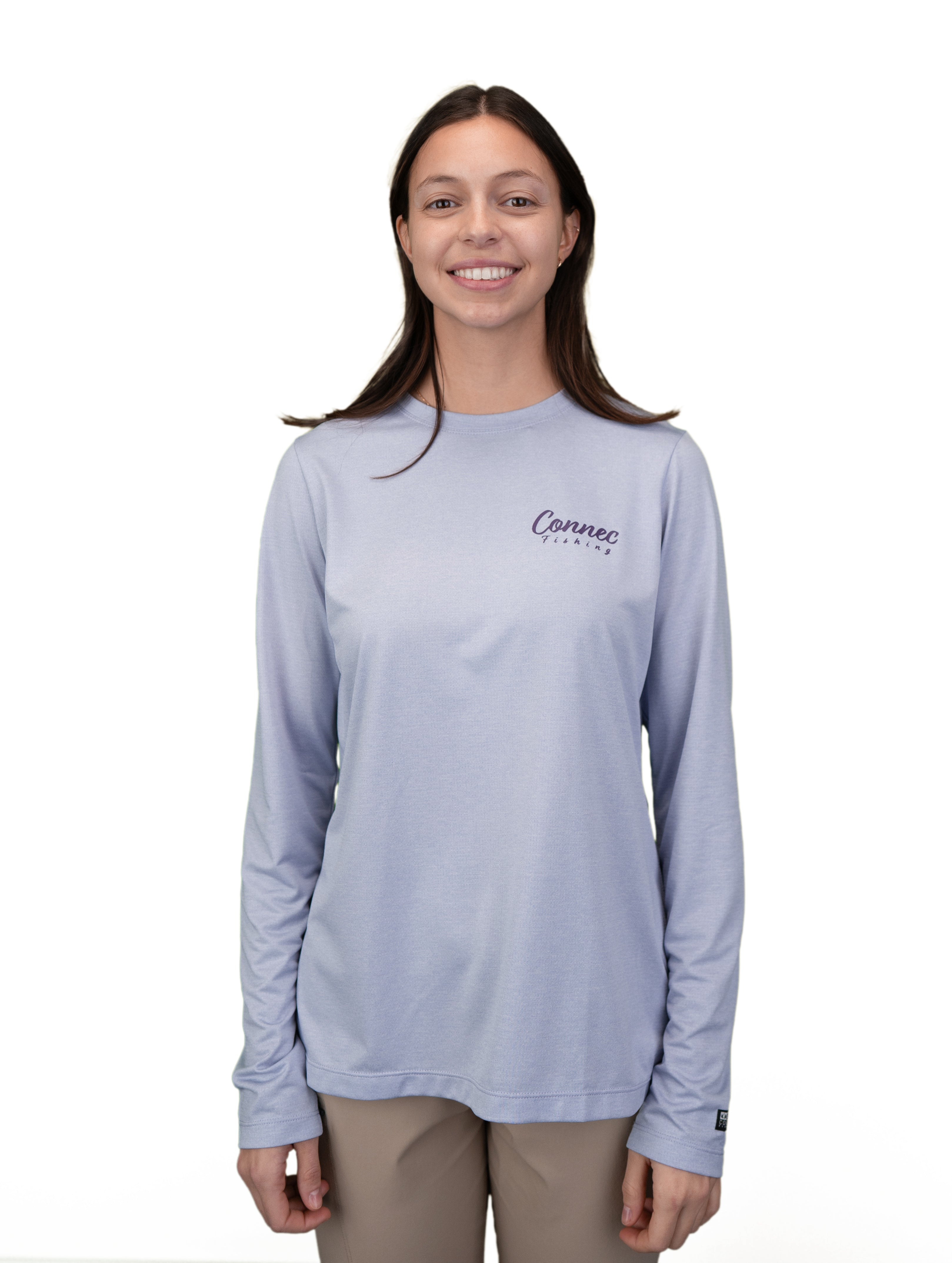 T-shirt à manches longues Equinoxe pour femme à col rond