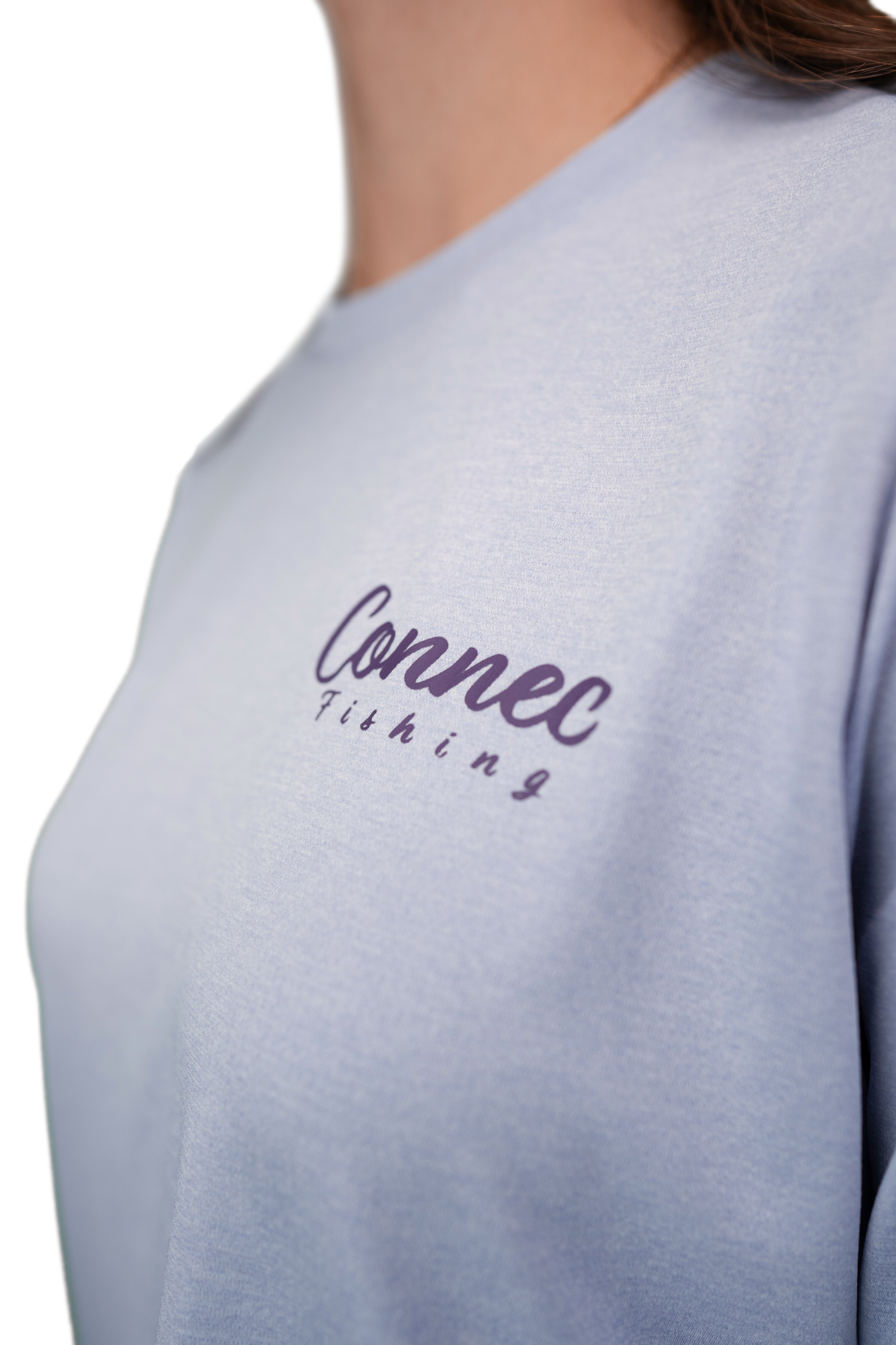 T-shirt à manches longues Equinoxe pour femme à col rond