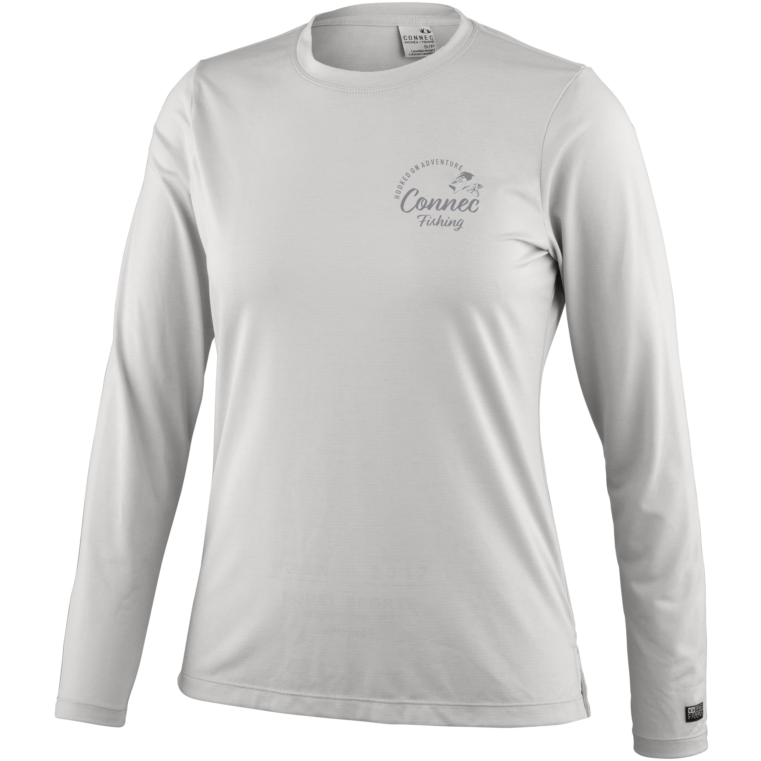 T-shirt à manches longues Equinoxe pour femme à col rond