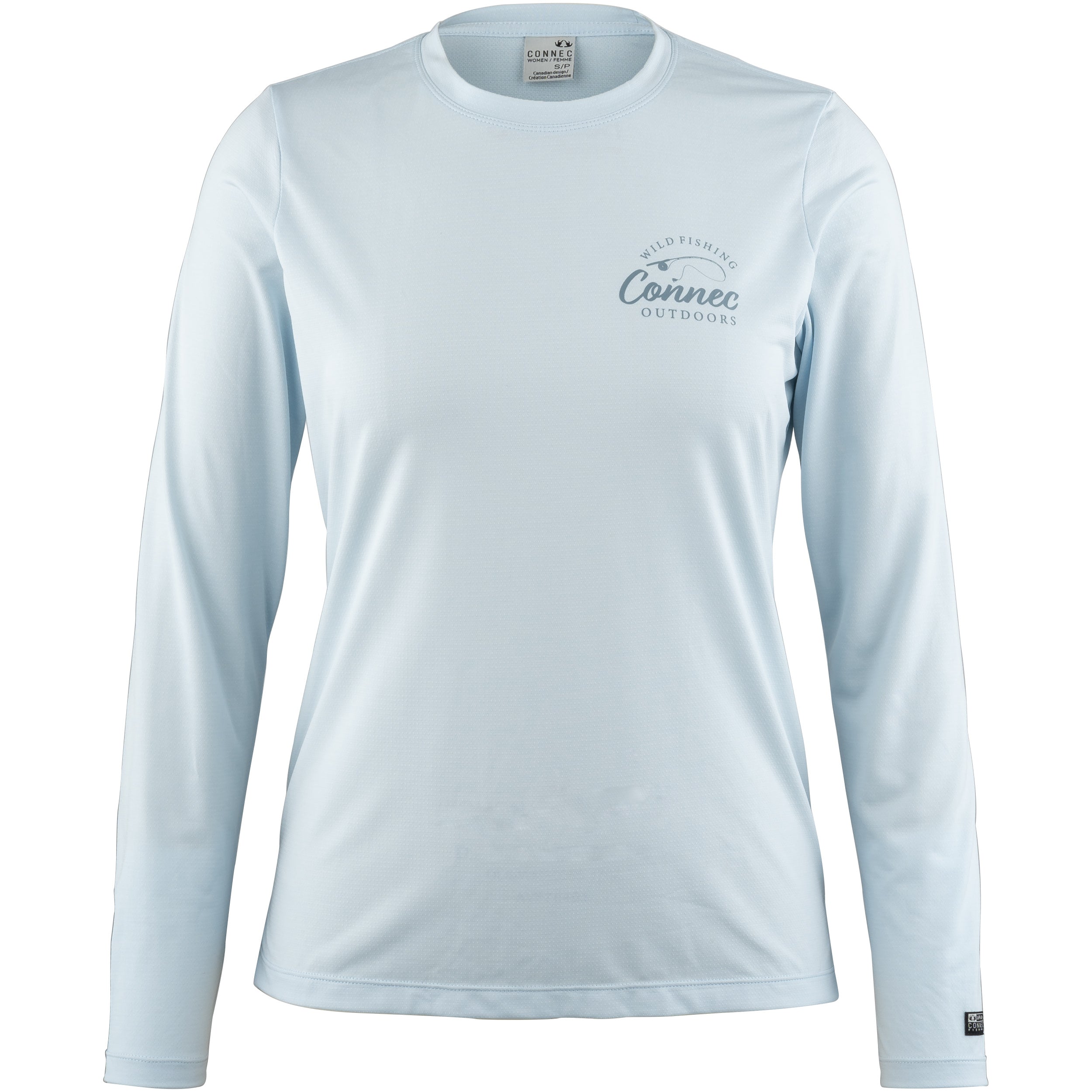 T-shirt à manches longues Equinoxe pour femme à col rond