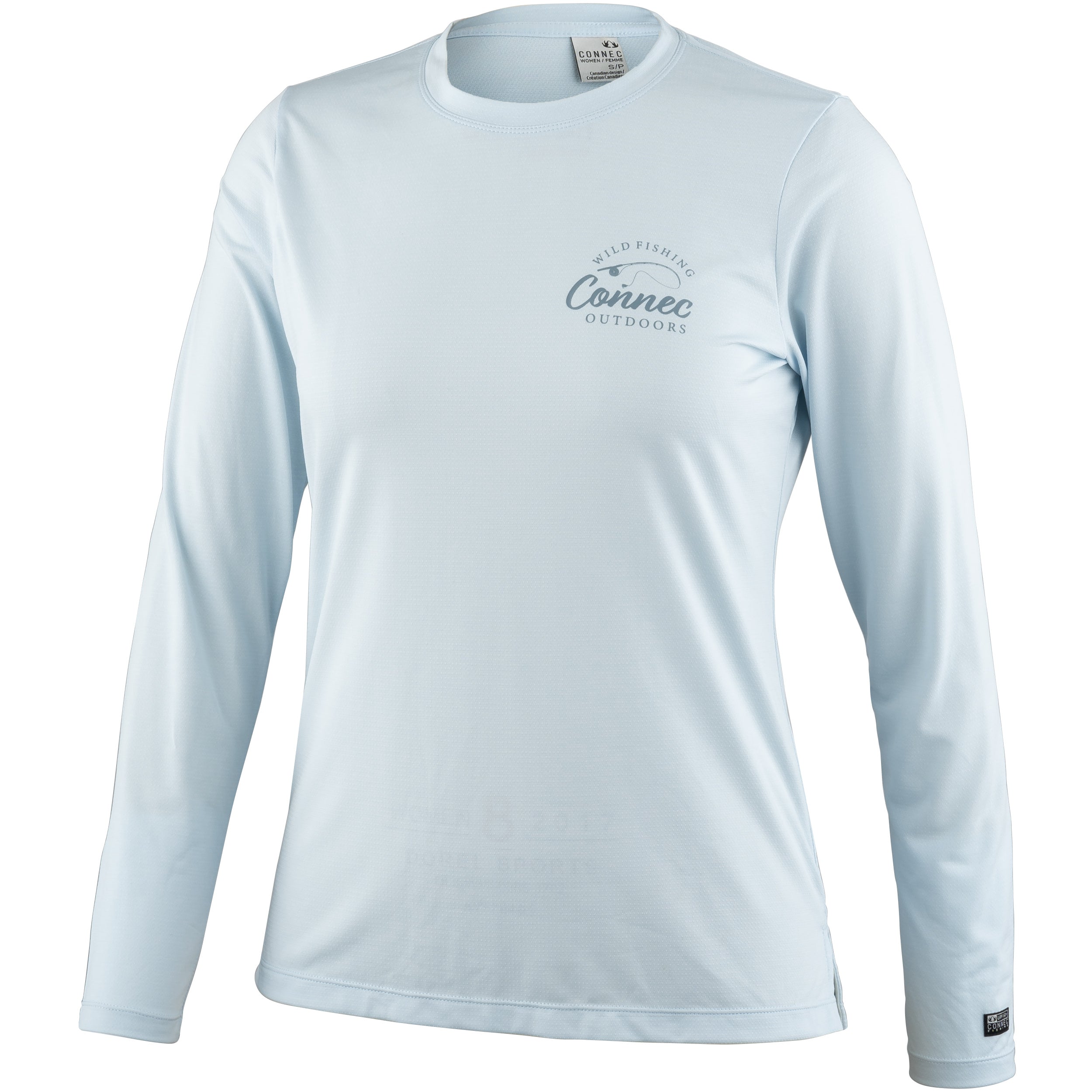 T-shirt à manches longues Equinoxe pour femme à col rond