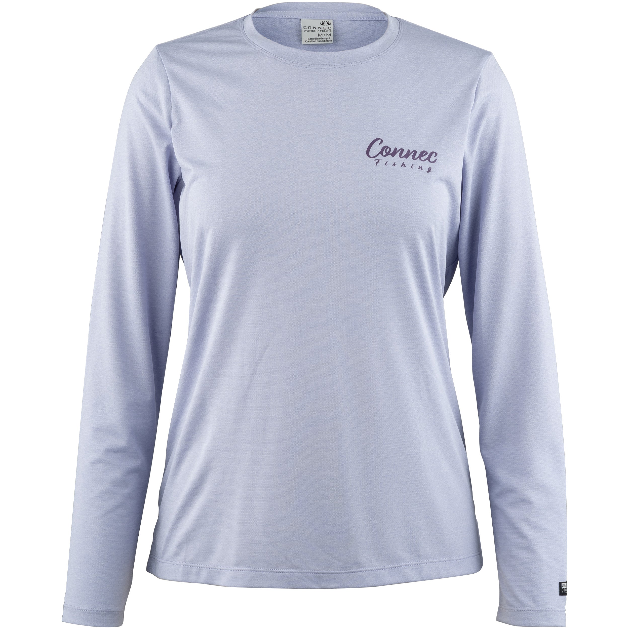 T-shirt à manches longues Equinoxe pour femme à col rond