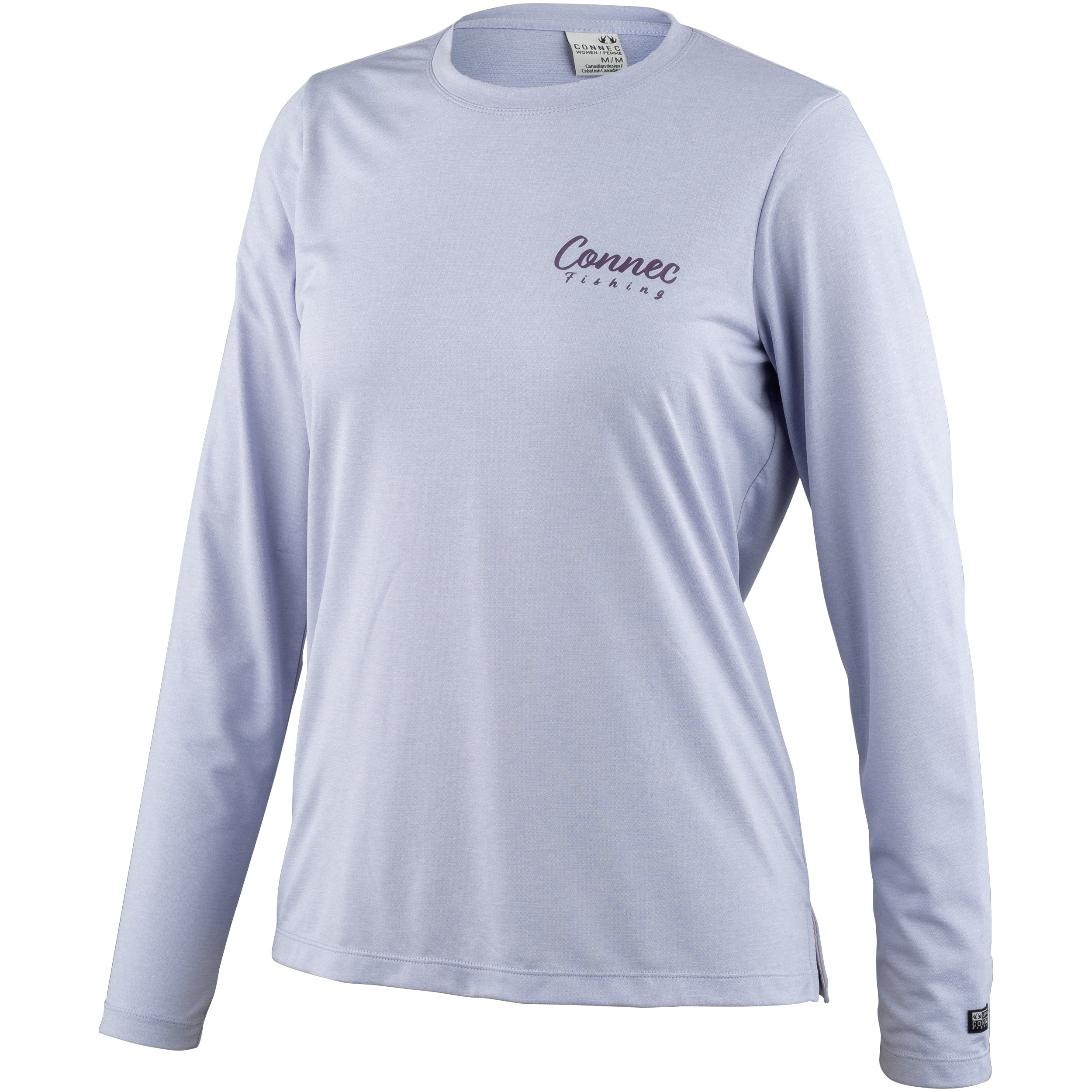 T-shirt à manches longues Equinoxe pour femme à col rond