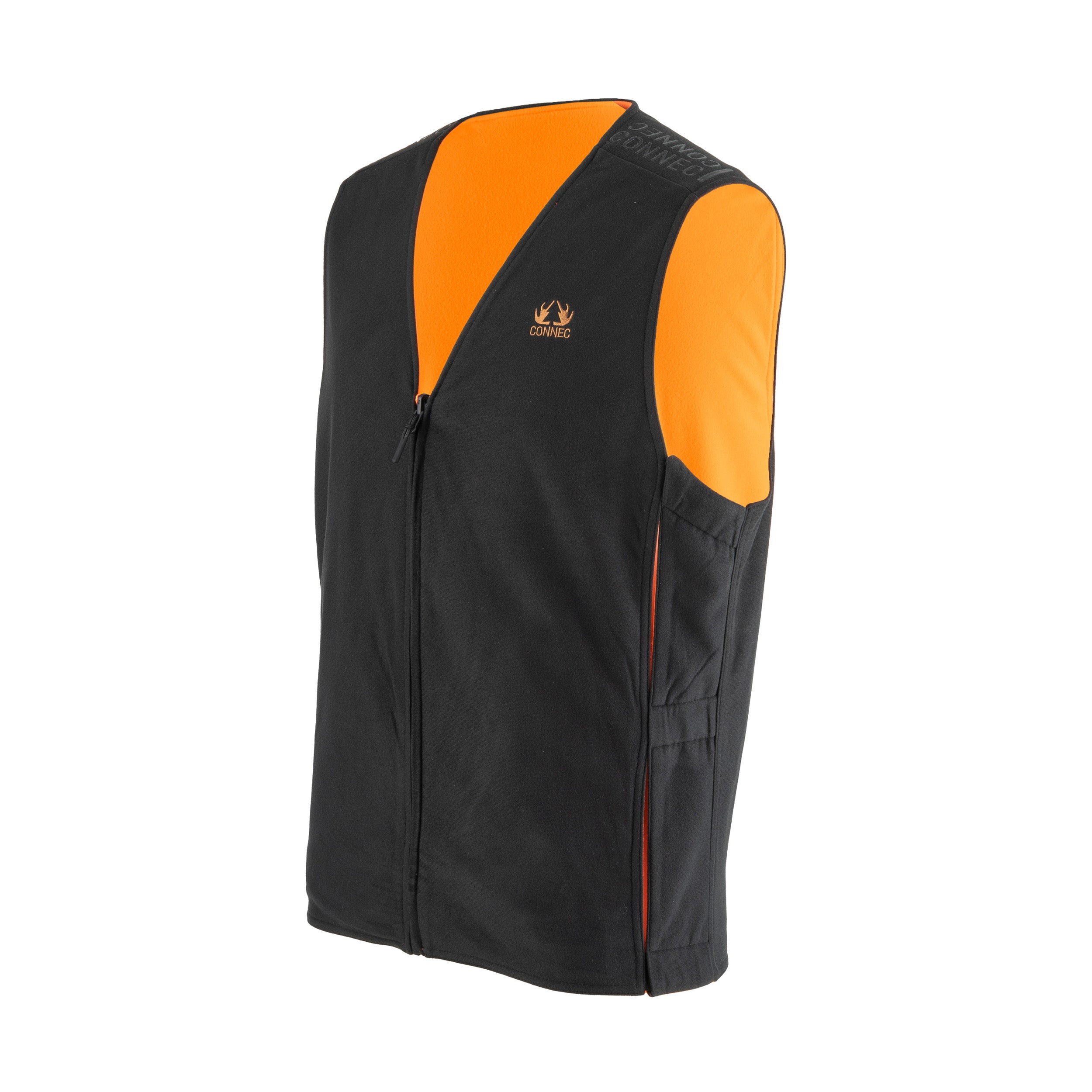 DOSSARD DE CHASSE ORANGE RÉVERSIBLE 