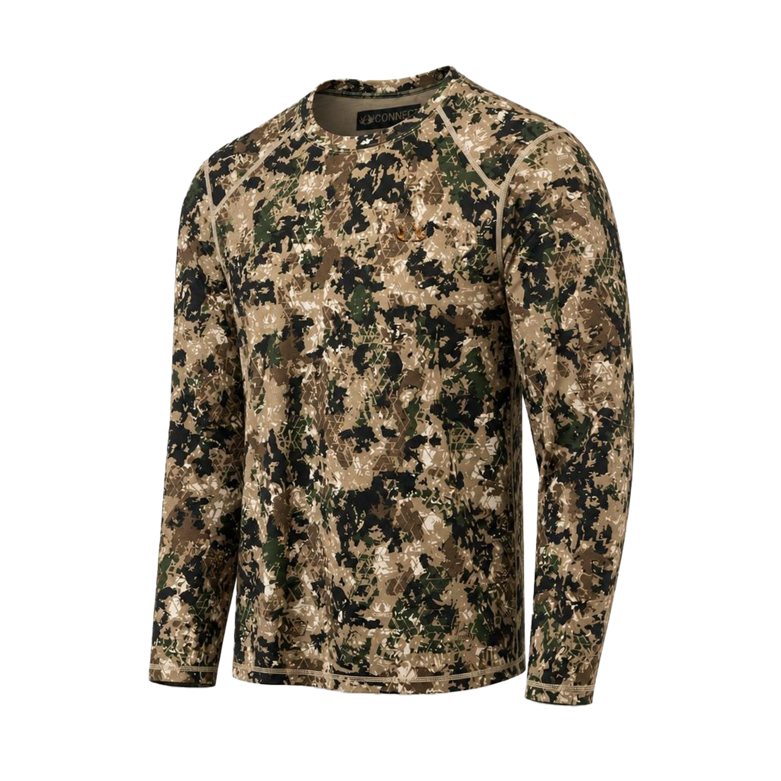 MERINO BASE LAYER TOP - CAMO