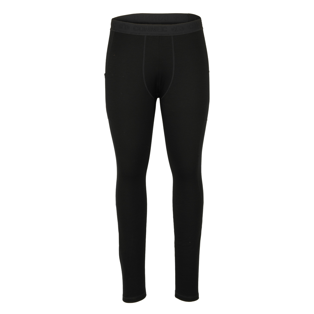 BAS DE COUCHE DE BASE EN MÉRINOS - 240 BLACK MOOSE