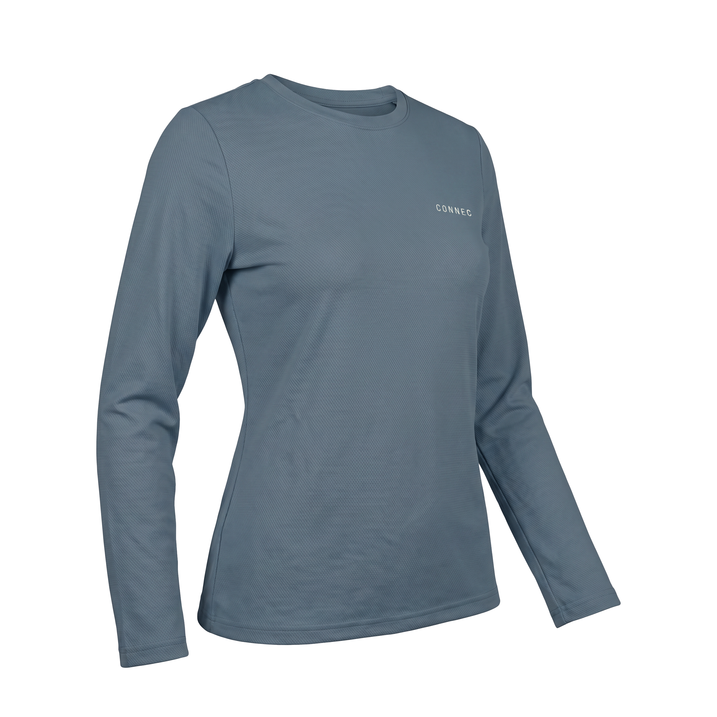 T-shirt à manches longues Equinoxe pour femme à col rond