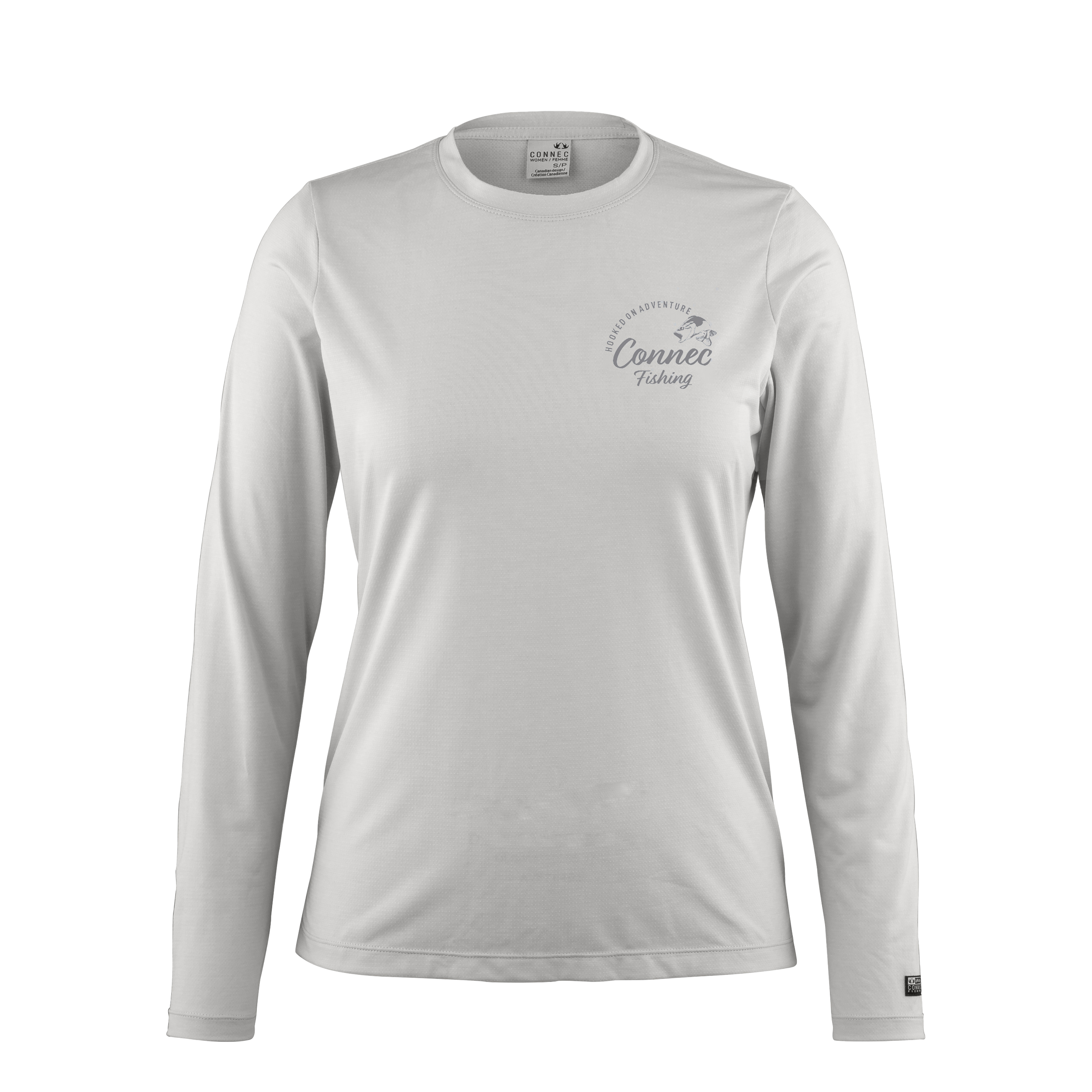 T-shirt à manches longues Equinoxe pour femme à col rond