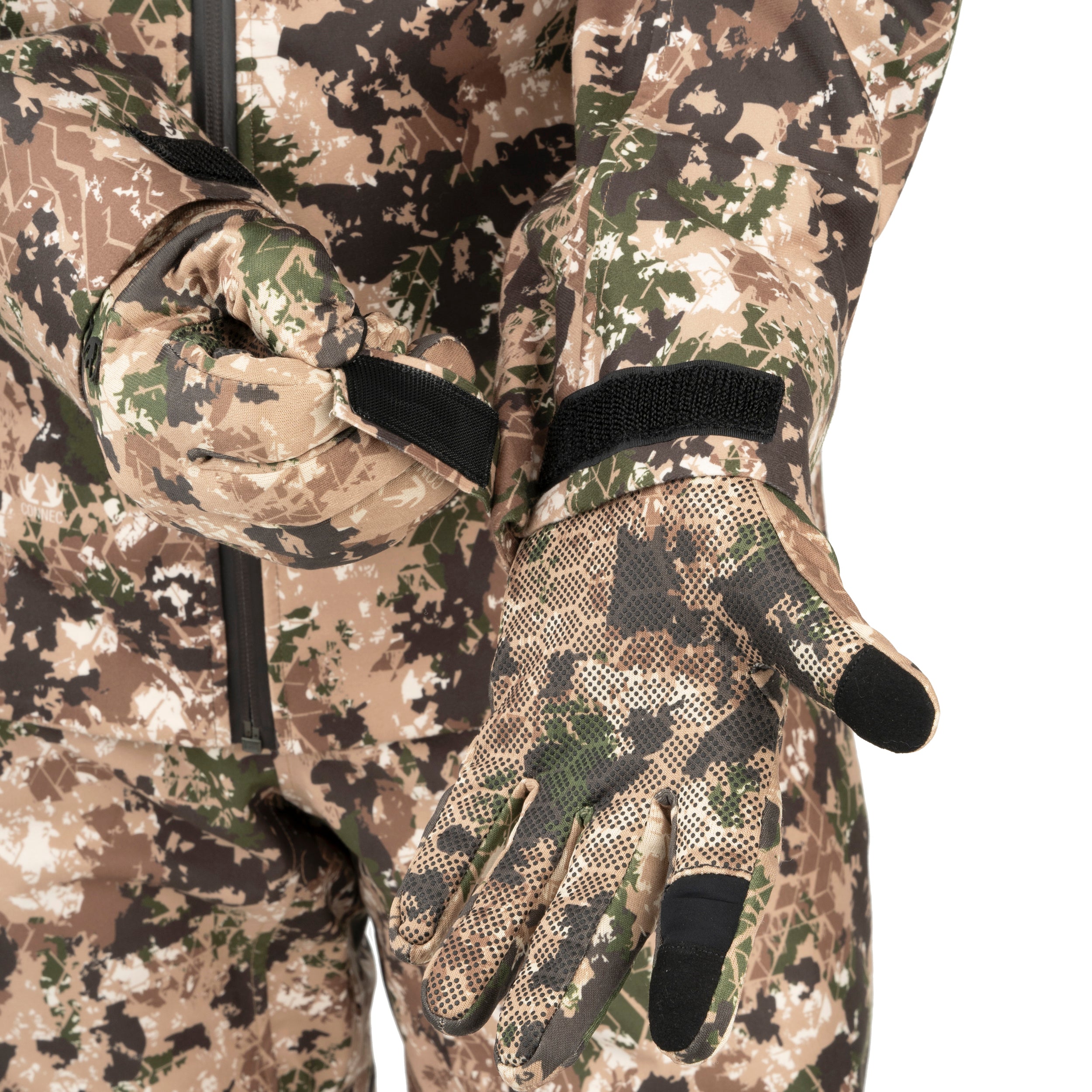 SLIKKE HUNTING JACKET - QUIET, TECHNICAL AND WATERPROOF - CONNEC