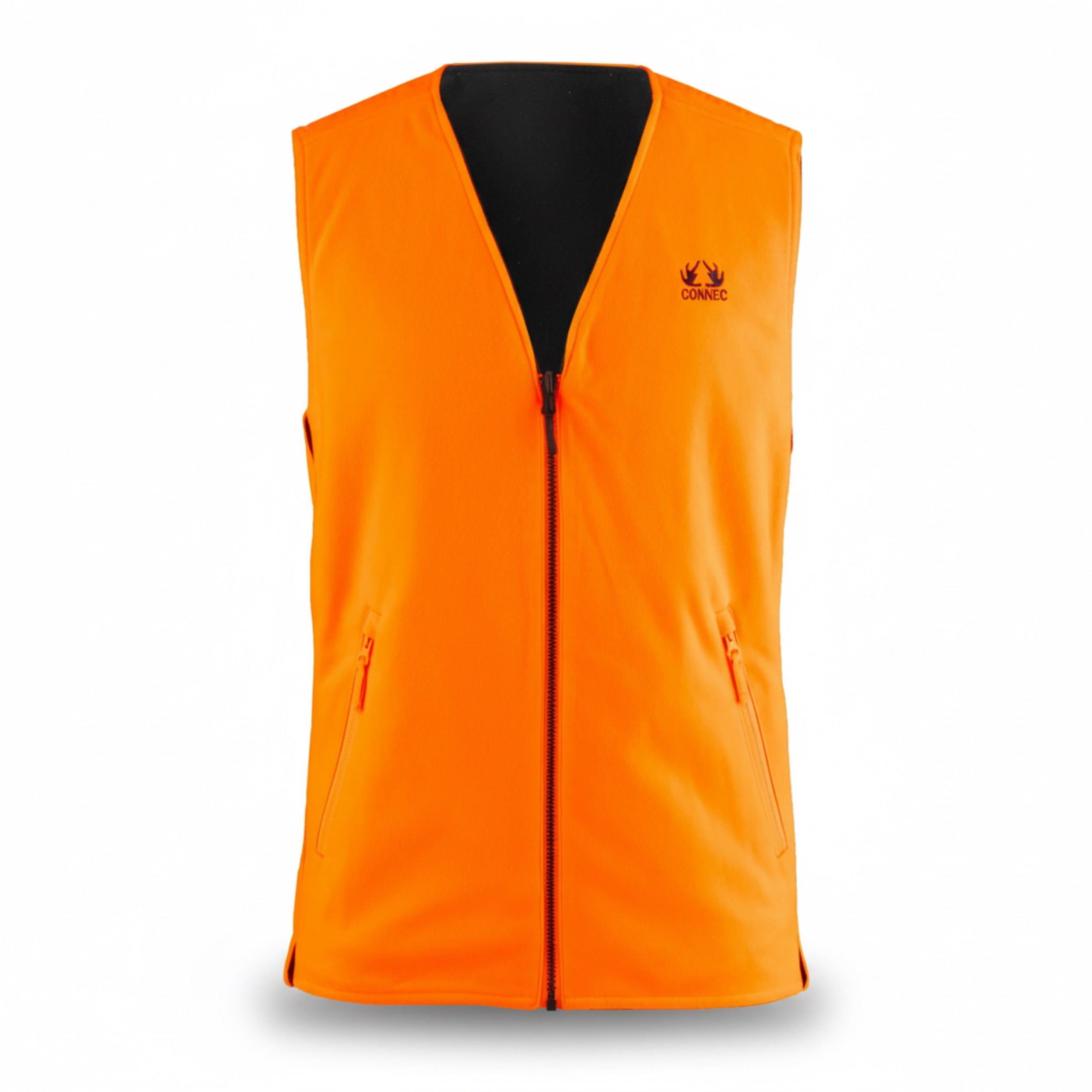REVERSIBLE BLAZE ORANGE VEST FOR HUNTING