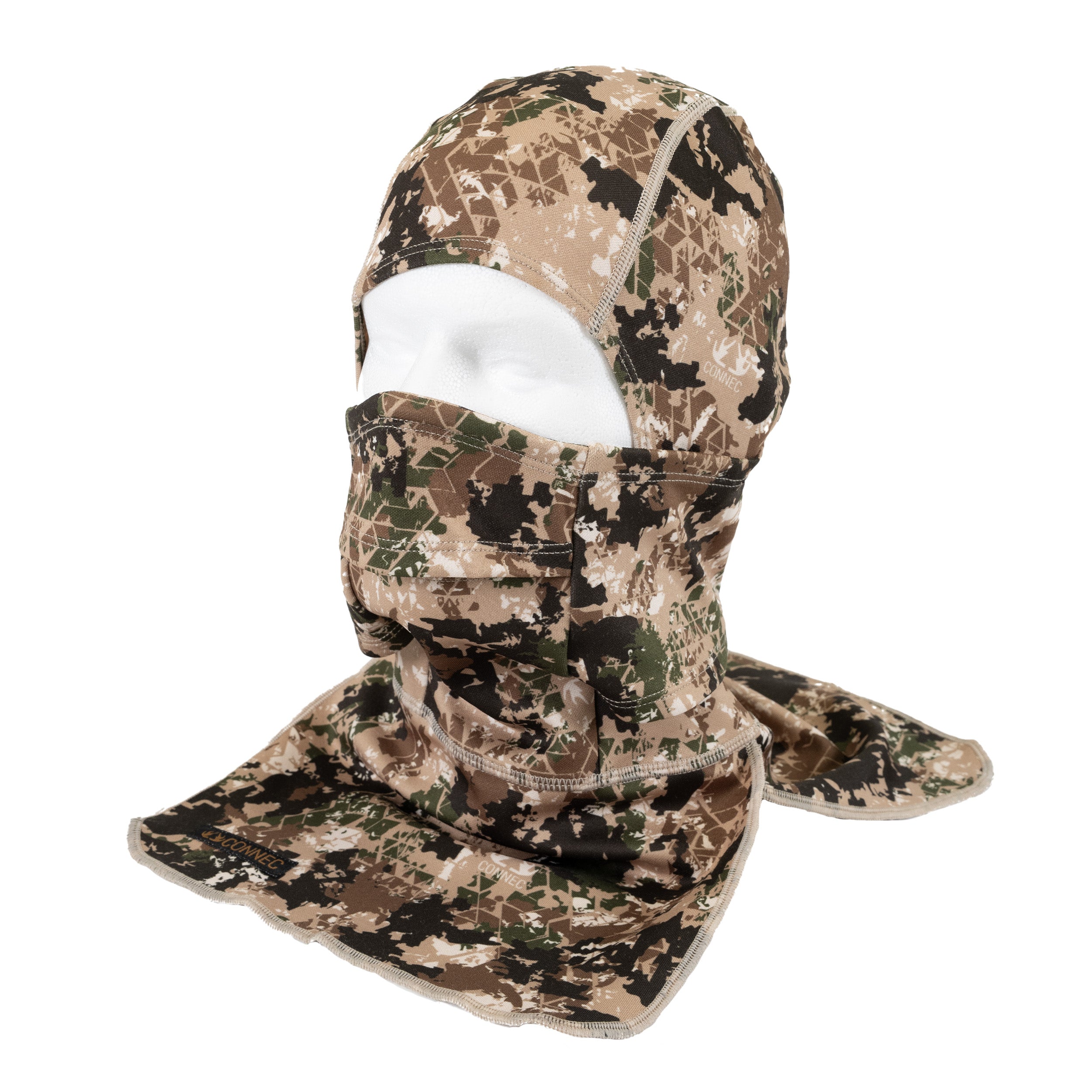 Ballaclava pour écran facial de chasse avec traitement